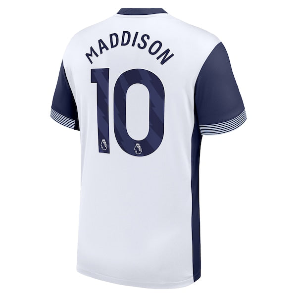 James Maddison Tottenham Hotspur Nike 2024/25 Home Replica Player Jersey - White - Image 4