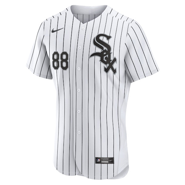 Luis Robert Chicago White Sox Nike Home Authentic Player Jersey - White/Black - Image 2