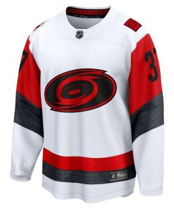 Alternative view of Andrei Svechnikov Carolina Hurricanes  Away Breakaway Jersey - White