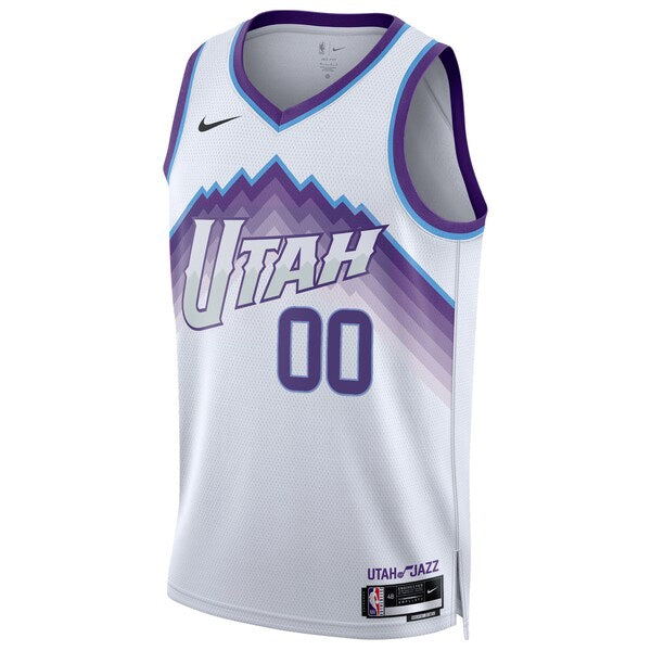 Utah Jazz Nike Unisex Swingman Custom Jersey - Association Edition - White - Image 2