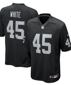 Devin White Las Vegas Raiders Nike Team Game Jersey -  Black