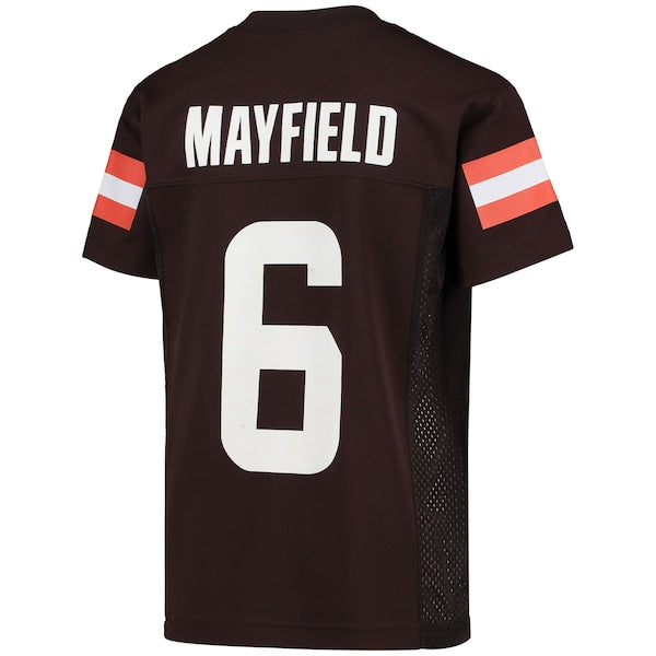 Baker Mayfield Cleveland Browns Youth Replica Player Jersey - Brown - Image 3