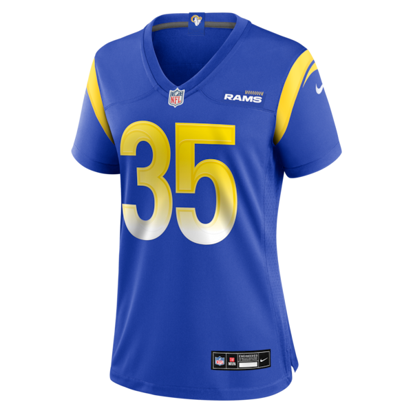 Nick Muse Los Angeles Rams Nike Women's Team Game Jersey - Royal - Image 2