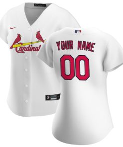 St. Louis Cardinals Nike Women's Home Replica Custom Jersey - White