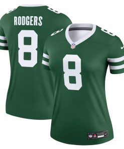 Alternative view of Aaron Rodgers New York Jets Nike Women's Legend Jersey - Legacy Green/Black/White