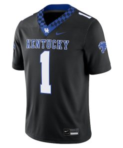 Alternative view of #1 Kentucky Wildcats Nike Alternate Game Jersey - Black