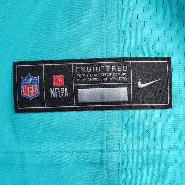 Malik Washington Miami Dolphins Nike Game Jersey - Aqua - Image 6