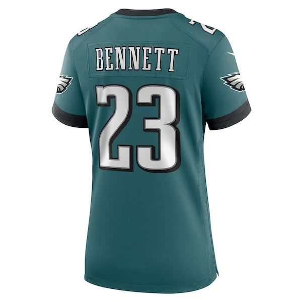 Jakorian Bennett Philadelphia Eagles Nike Women's Team Game Jersey - Midnight Green - Image 3