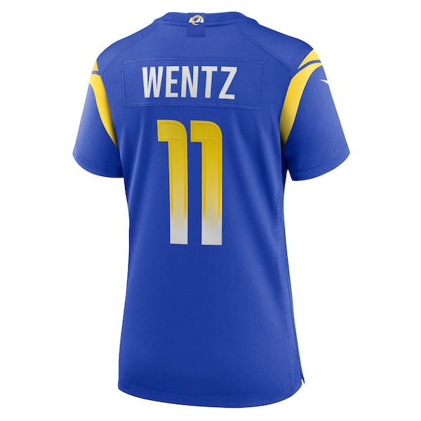 Carson Wentz Los Angeles Rams Nike Women's Team Game Jersey - Royal - Image 3