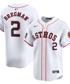 Alex Bregman Houston Astros Nike 2024 MLB World Tour Mexico City Series Home Limited Player Jersey - White