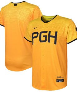 Pittsburgh Pirates Nike Toddler 2023 City Connect Replica Jersey - Gold