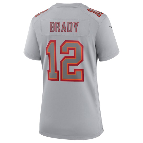 Tom Brady Tampa Bay Buccaneers Nike Women's Atmosphere Fashion Game Jersey - Gray - Image 3