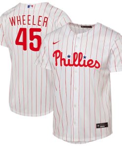 Zack Wheeler Philadelphia Phillies Nike Youth Home Replica Player Jersey - White