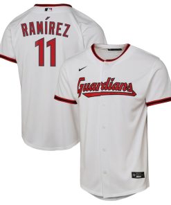 Jose Ramirez Cleveland Guardians Nike Youth Home Replica 2.0 Player Jersey - White