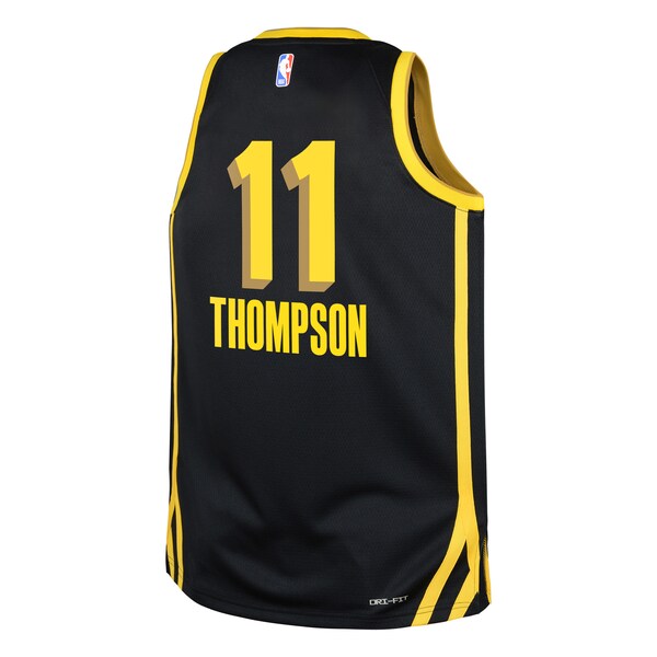 Klay Thompson Golden State Warriors Nike Youth Swingman Replica Jersey - City Edition - Black - Image 3