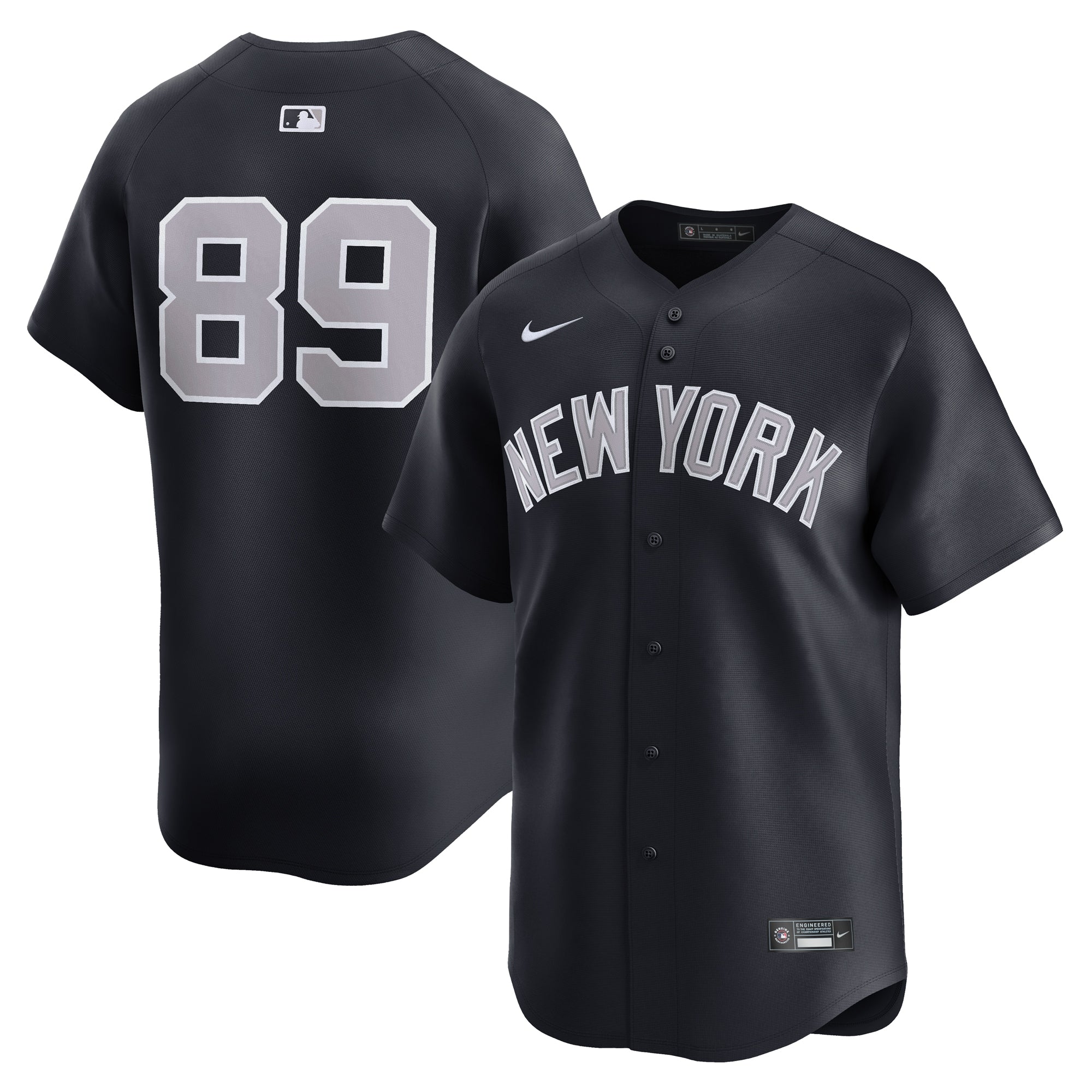 Jasson Dom¨ªnguez New York Yankees Nike Home Limited Player Jersey - White/Navy - Image 6