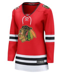 Alternative view of Chicago Blackhawks  Women's Centennial Breakaway Jersey - Red