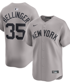 Alternative view of Cody Bellinger New York Yankees Nike Road Limited Player Jersey - Gray/White