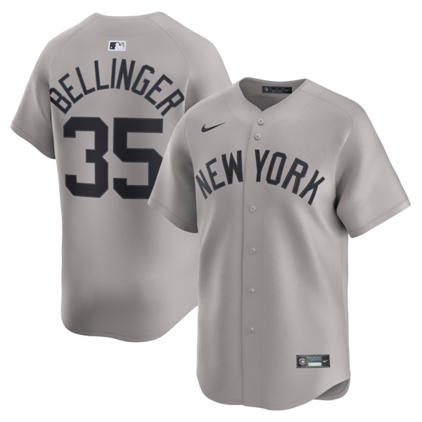 Cody Bellinger New York Yankees Nike Road Limited Player Jersey - Gray/White - Image 2