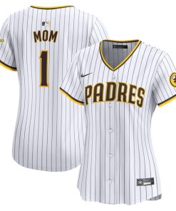 San Diego Padres Nike Women's #1 Mom Home Limited Jersey - White