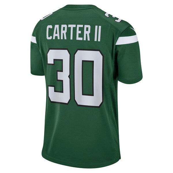 Michael Carter II New York Jets Nike Game Jersey - Gotham Green - Image 3