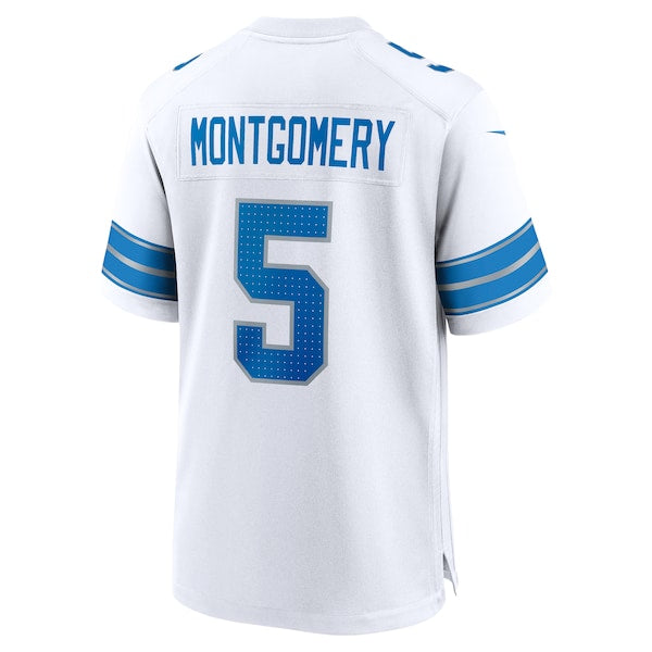 David Montgomery Detroit Lions Nike Game Jersey - White - Image 3