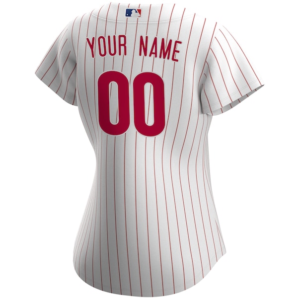 Philadelphia Phillies Nike Women's Home Replica Custom Jersey - White - Image 3