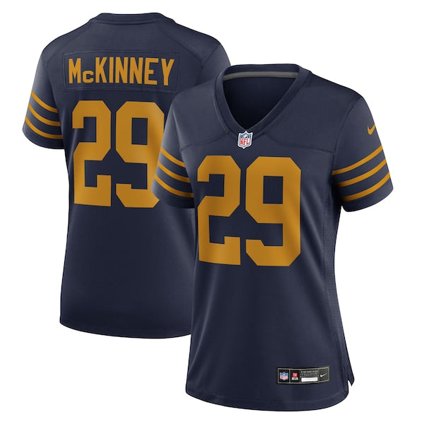 Xavier McKinney Green Bay Packers Nike Women's The 1923 Classic Game Jersey - Navy/Green