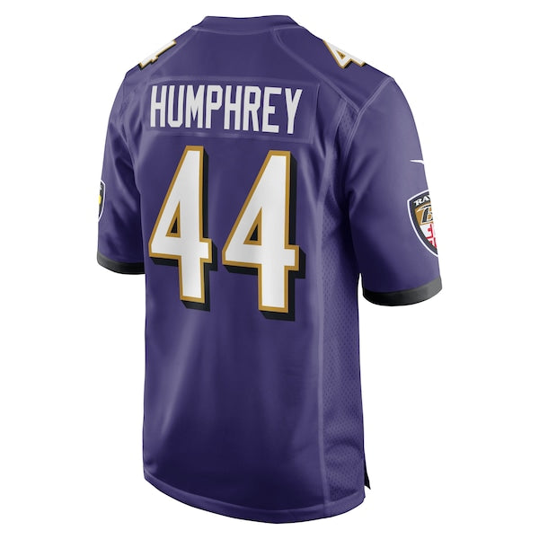 Marlon Humphrey Baltimore Ravens Nike Game Team Jersey - Purple - Image 3