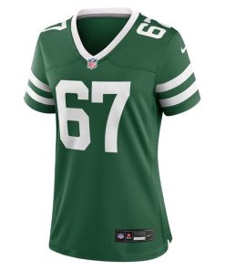 Alternative view of Carter Warren New York Jets Nike Women's Team Game Jersey - Legacy Green
