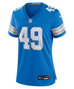 Alternative view of Hogan Hatten Detroit Lions Nike Women's Game Jersey -  Blue
