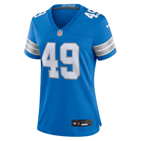 Hogan Hatten Detroit Lions Nike Women's Game Jersey - Blue - Image 2