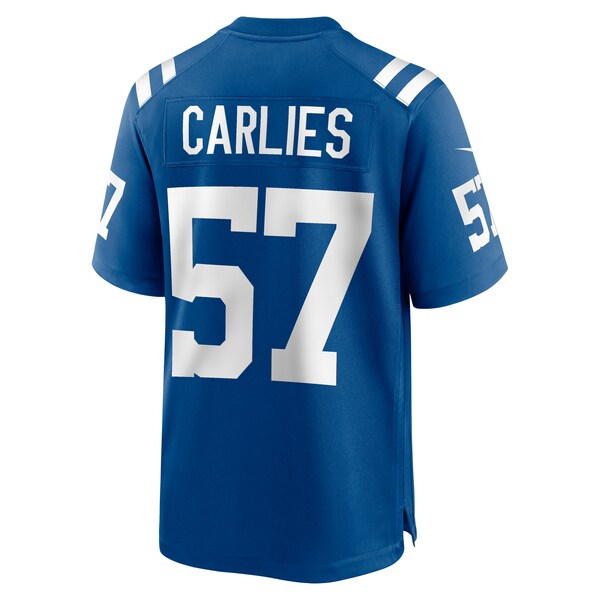 Jaylon Carlies Indianapolis Colts Nike Game Jersey - Royal - Image 3