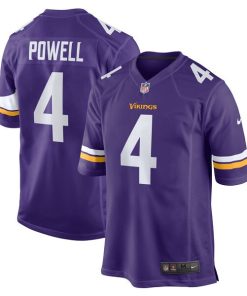 Brandon Powell Minnesota Vikings Nike  Game Jersey -  Purple