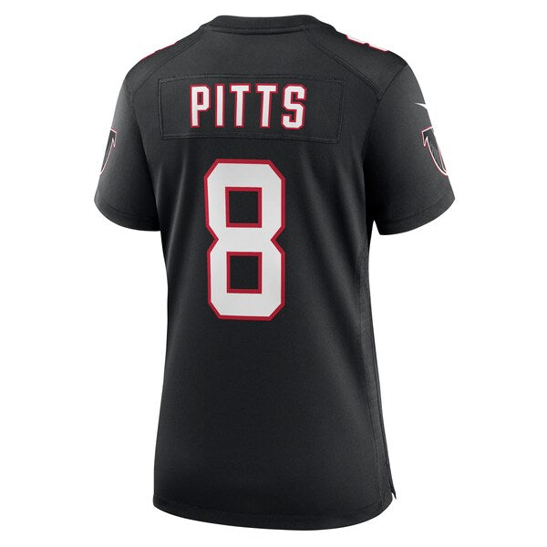 Kyle Pitts Atlanta Falcons Nike Women's Game Jersey - Black/Red - Image 4