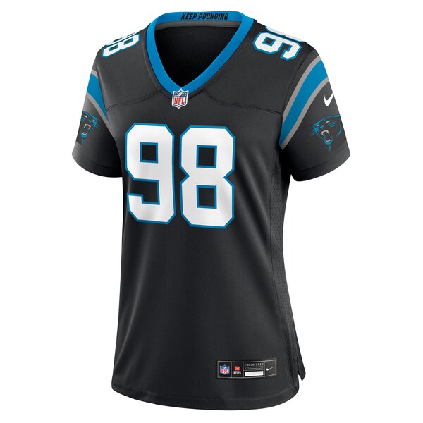 D.J. Wonnum Carolina Panthers Nike Women's Game Jersey - Black - Image 2