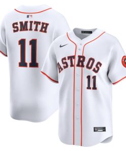 Cam Smith #11 Houston Astros Nike Home Limited Player Jersey - White