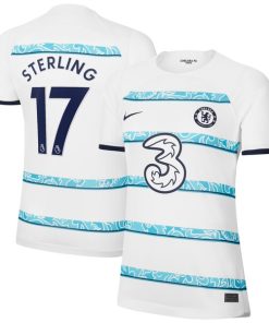 Raheem Sterling Chelsea Nike Women's 2022/23 Away Breathe Stadium Replica Player Jersey - White