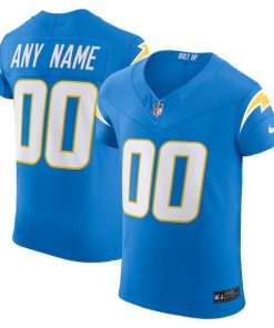 Los Angeles Chargers Nike  Vapor F.U.S.E. Elite Custom Jersey - Powder Blue