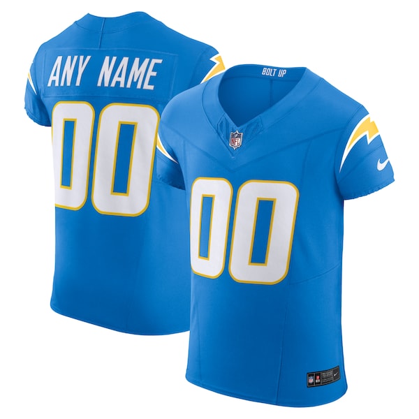 Los Angeles Chargers Nike Vapor F.U.S.E. Elite Custom Jersey - Powder Blue