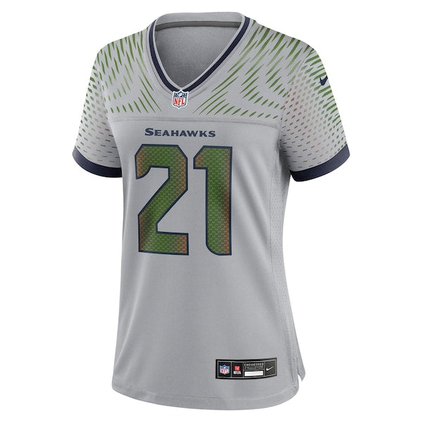 Devon Witherspoon Seattle Seahawks Nike Women's 2025 Rivalries Collection Game Jersey - Wolf Gray - Image 2