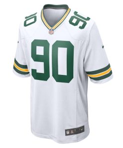 Alternative view of Lukas Van Ness Green Bay Packers Nike  Game Jersey -  White