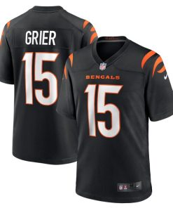 Will Grier Cincinnati Bengals Nike Team Game Jersey -  Black