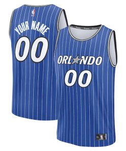 Alternative view of Orlando Magic  Youth Fast Break Replica Custom Jersey - Icon Edition - Blue/White