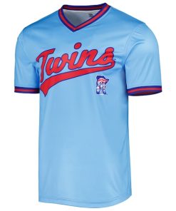 Alternative view of Minnesota Twins Stitches Cooperstown Collection Team Jersey - Light Blue
