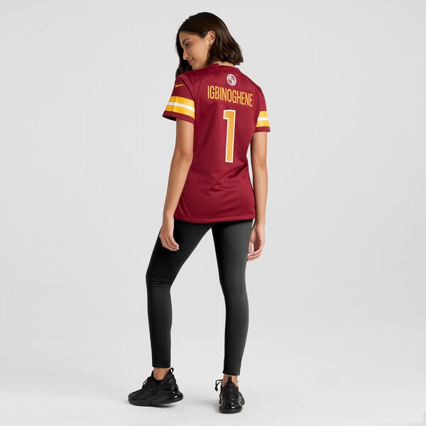Noah Igbinoghene Washington Commanders Nike Women's Game Jersey - Burgundy - Image 6