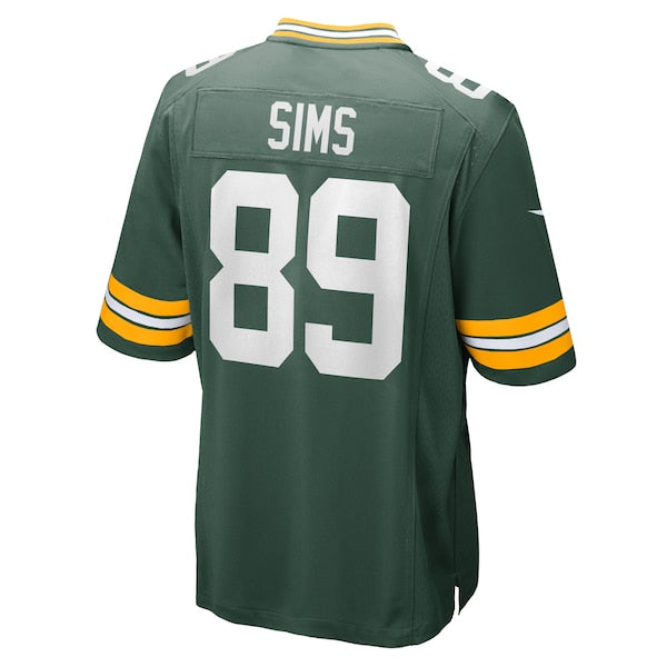 Ben Sims Green Bay Packers Nike Team Game Jersey - Green - Image 3