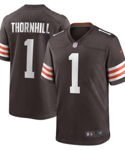 Juan Thornhill Cleveland Browns Nike Game Player Jersey - Brown