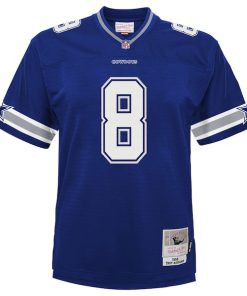 Alternative view of Troy Aikman Dallas Cowboys Preschool 1996 Retired Player Legacy Jersey - Navy