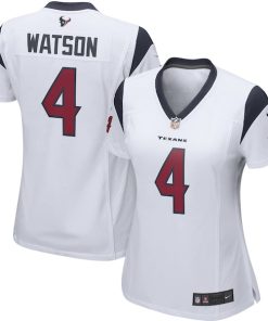 Deshaun Watson Houston Texans Nike Women's Player Game Jersey - White/Navy/Red